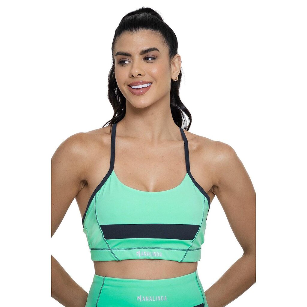 Top Nadador com Alças Finas Fit Dance