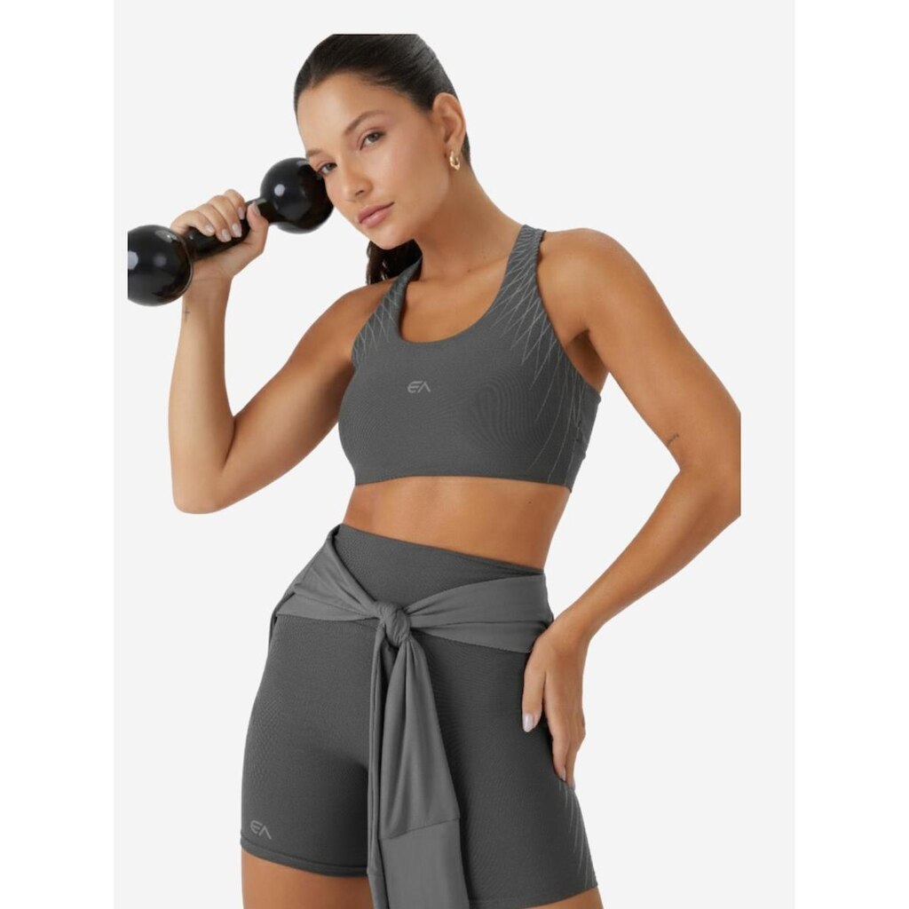 Top Nadador Enfim Active Estampado Feminino