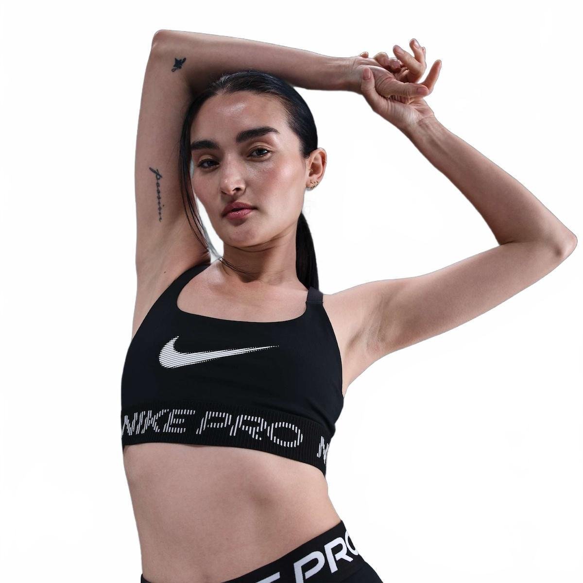 Top Nike Pro Feminino - Preto | Netshoes