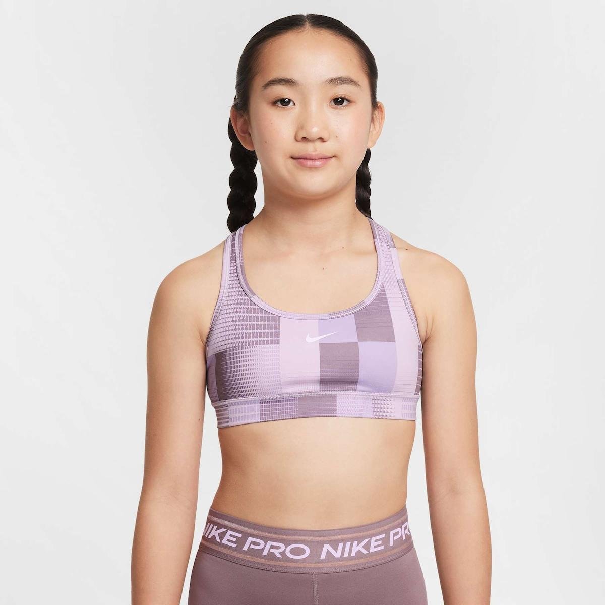 Top Nike Pro Infantil - Lilás | Netshoes