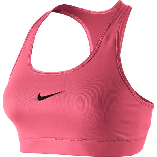 Top Nike Sport Pro Média Sustenção - Coral