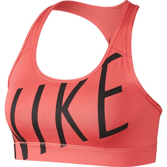 Top Nike Victory Compression Grx Média Sustentação - Coral