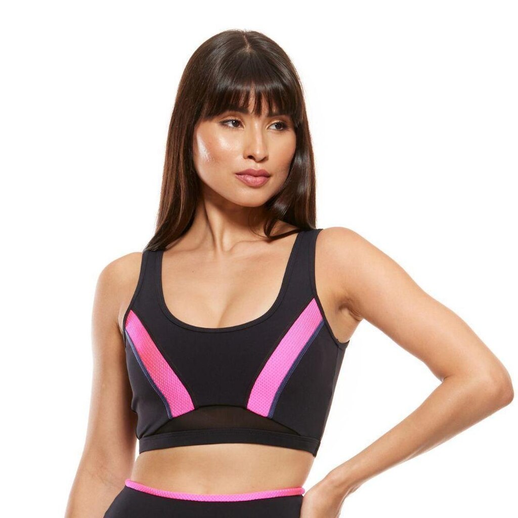 Top Poliamida Rush Fit Li Alta Sustentação