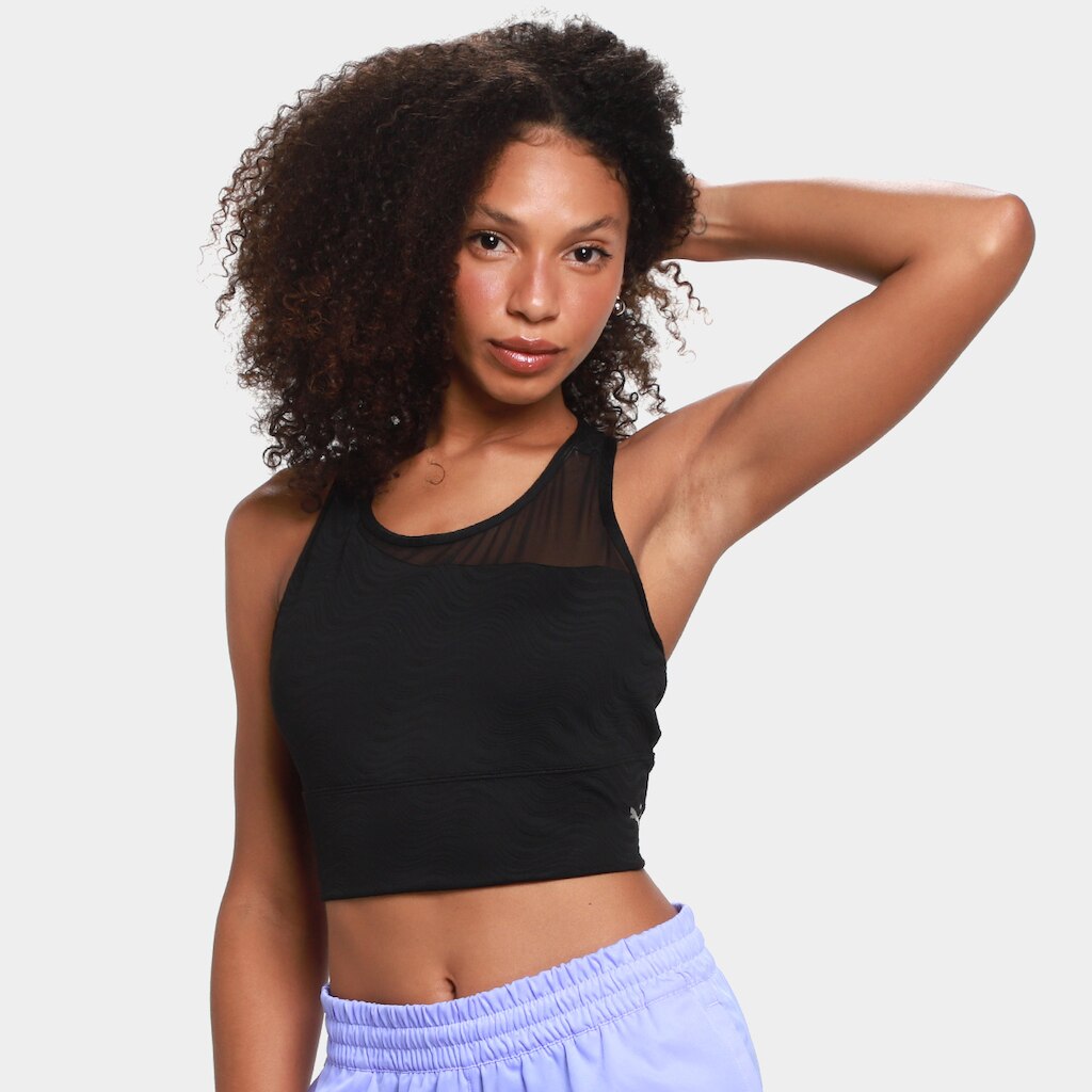 Top Puma Mid Impact Flawless BRA Média Sustentação