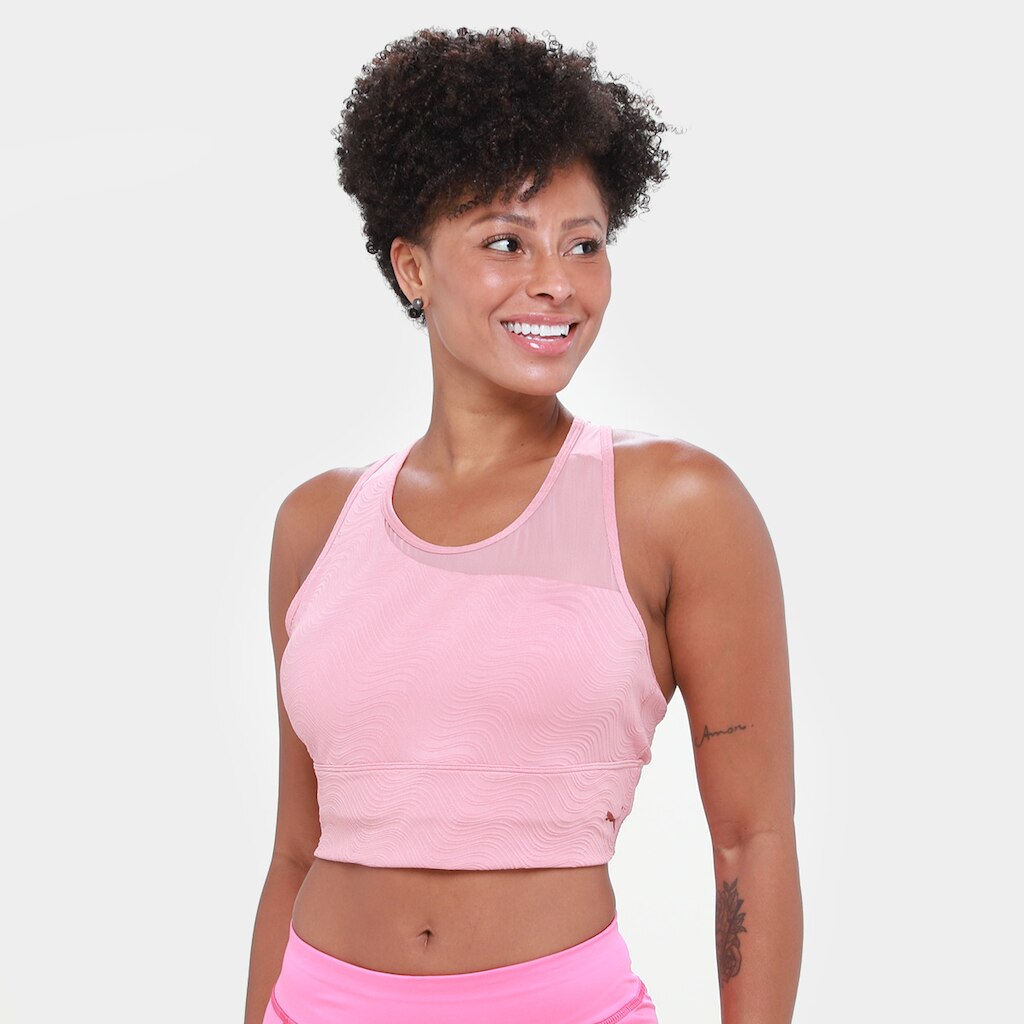 Top Puma Mid Impact Flawless BRA Média Sustentação