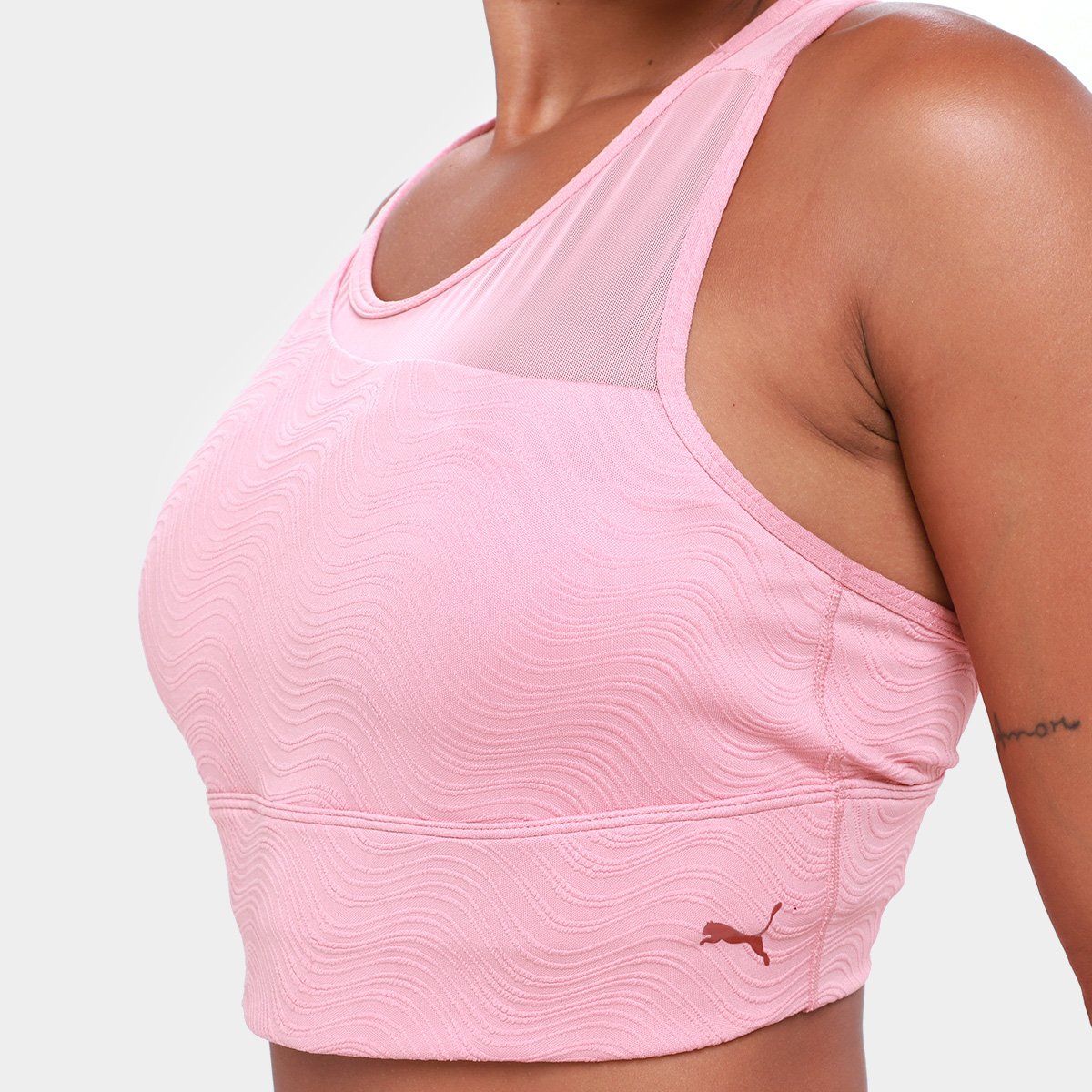 Top Puma Mid Impact Flawless BRA Média Sustentação - 2