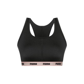 Top Puma Nadador Com Bojo Feminino - Preto