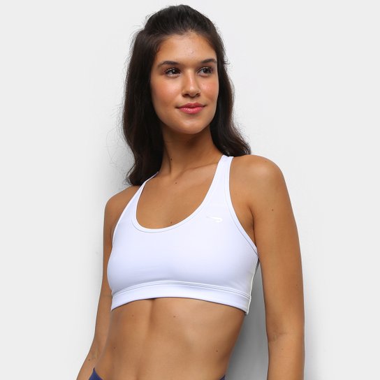 Top Rainha Classic Joy Média Sustentação - Branco