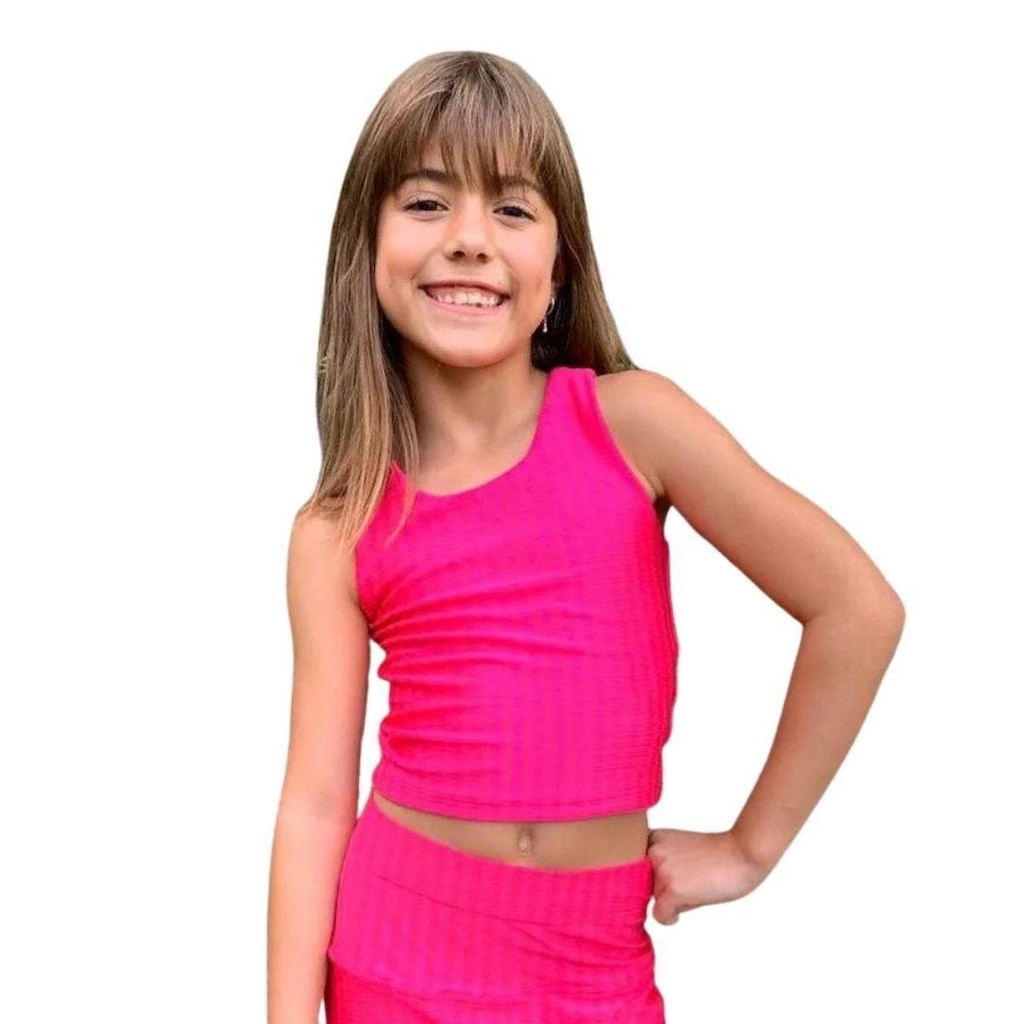 Top Regata Infantil - Pink