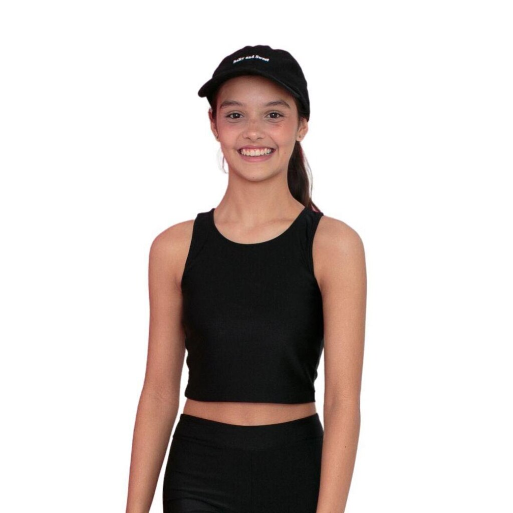 Top Regata Infantil - Preto