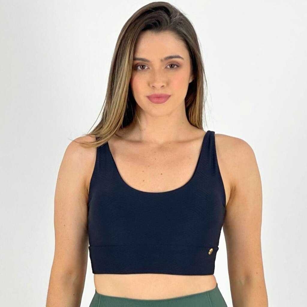 Top Rosa Bella com Bojo Feminina
