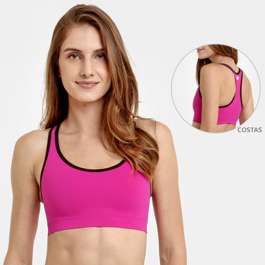 Top Sport Liz Médio Impacto - Pink