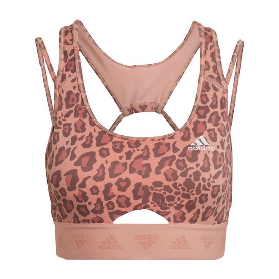 Top Suporte Leve Hyperglam Adidas - Pink Menor preço em Top Suporte Leve Hyperglam Adidas - Pink