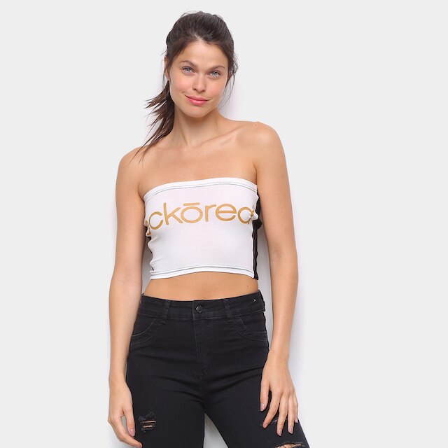 Top Tomara Que Caia Ecko Estampado