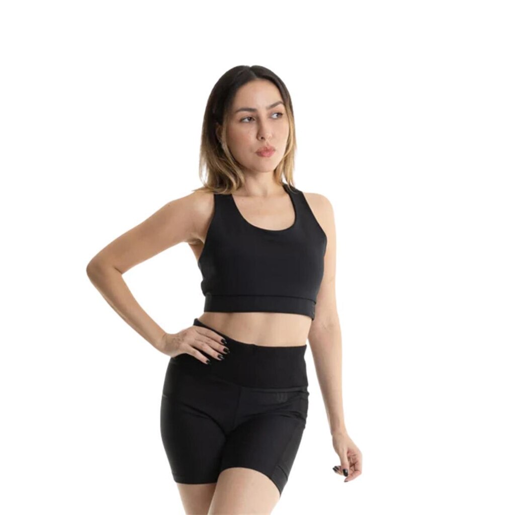 Top Tour Bra III Feminino Preto - Lançamento - PP