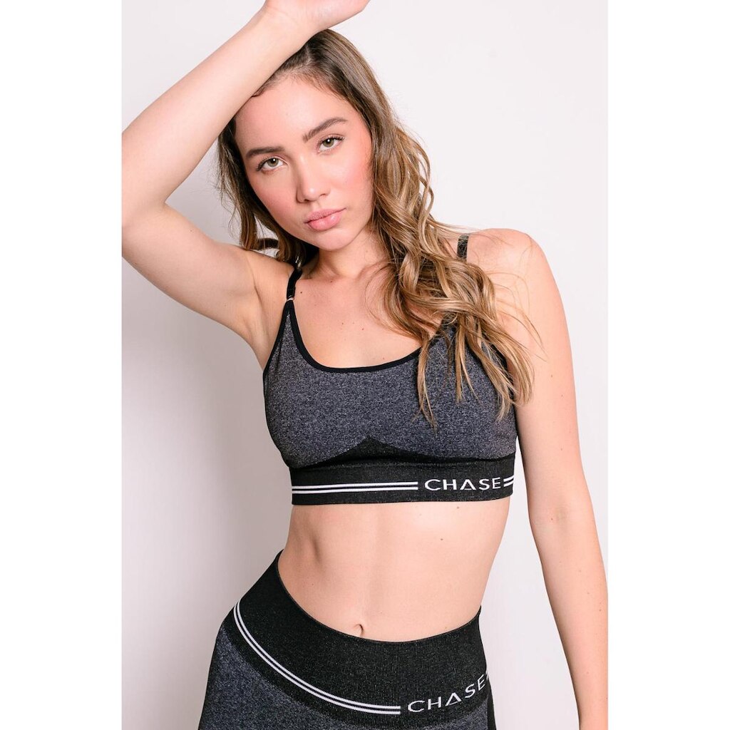 Top Track Seamless Cinza Escuro - M