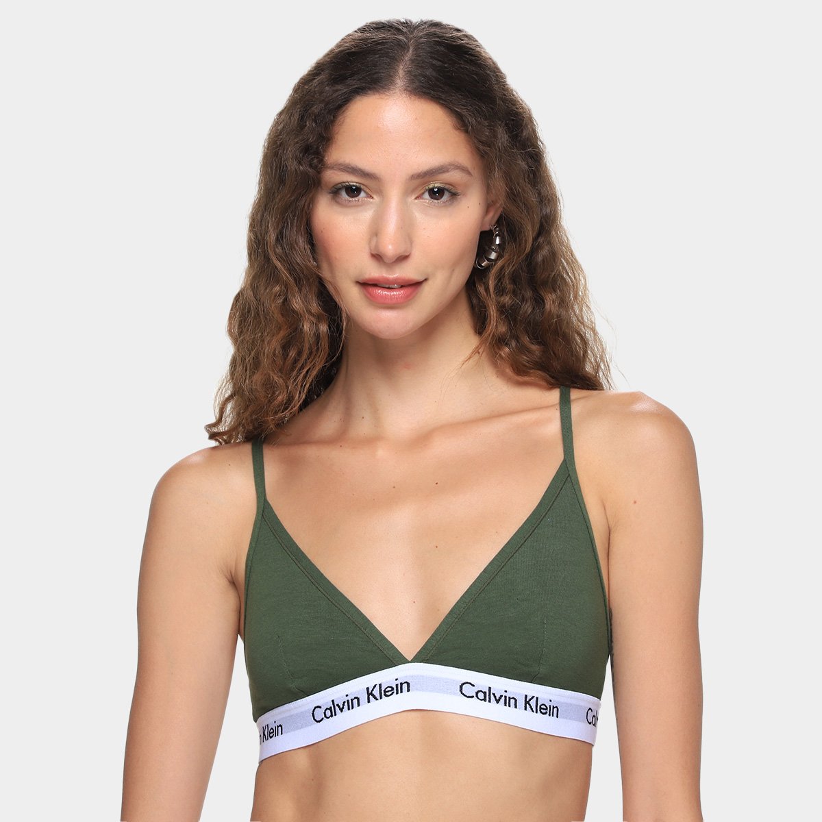 Top calvin klein verde Clearance