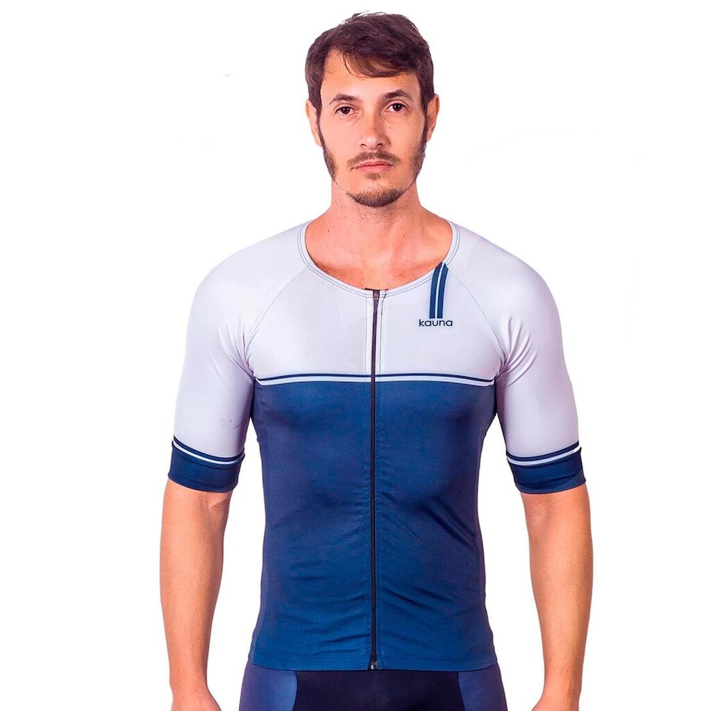 TOP TRIATHLON CAMISA COM MANGAS TRIATHLON ELITE SMOOTH PROTEÇÃO UV 50+ KAUNA