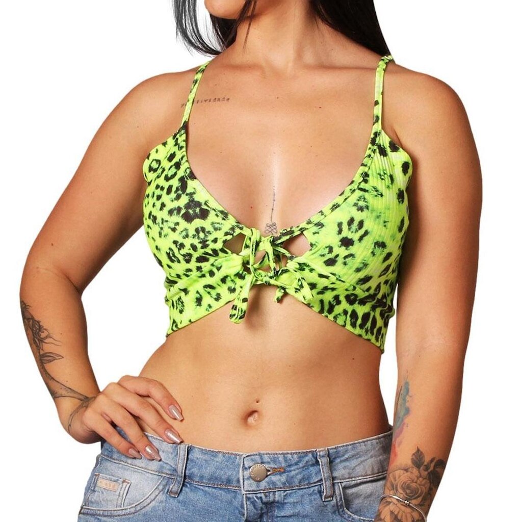 Top Tricats Onça Neon Vibes Tricats