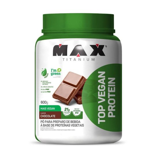 Top Vegan Protein 600g Max Titanium Menor preço em Top Vegan Protein 600g Max Titanium