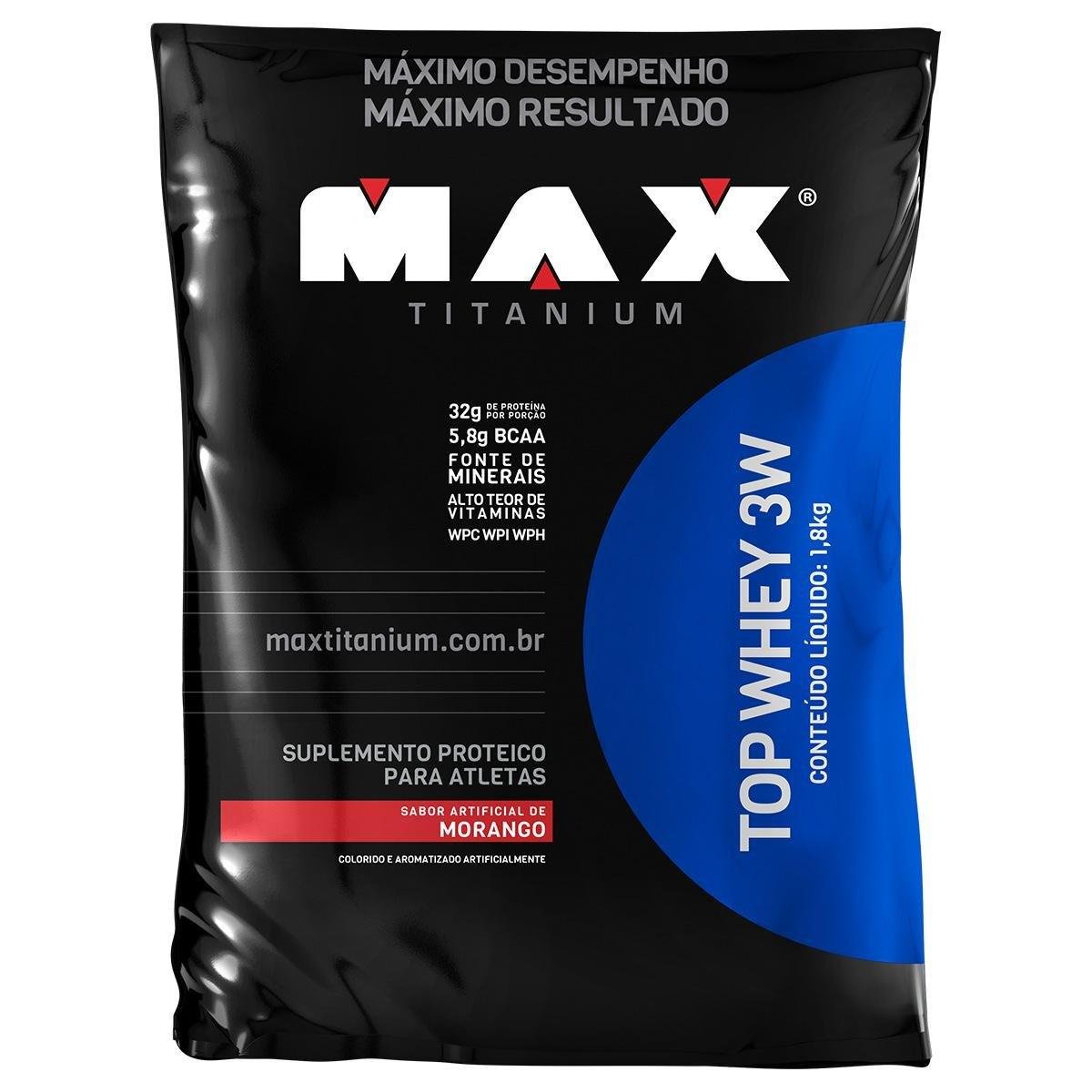 Top Whey 3W 1,8 kg Refil - Max Titanium é ruim? Top Whey 3W 1,8 kg Refil - Max Titanium é boa?