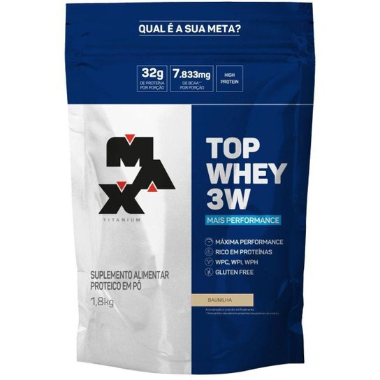 Top Whey 3W 1,8kg - Max Titanium - Morango é ruim? Top Whey 3W 1,8kg - Max Titanium - Morango é boa?
