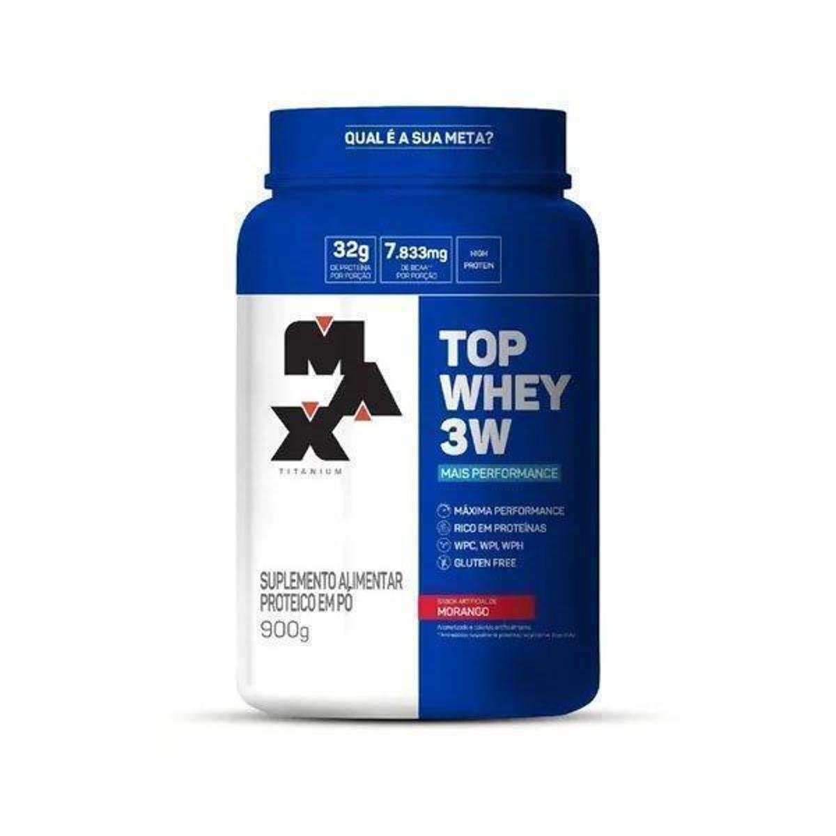 Top Whey 3W Mais Performance 900g Max Titanium é ruim? Top Whey 3W Mais Performance 900g Max Titanium é boa?