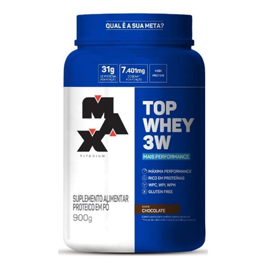 Top Whey 3w Mais Performance 900g Max Titanium é ruim? Top Whey 3w Mais Performance 900g Max Titanium é boa?