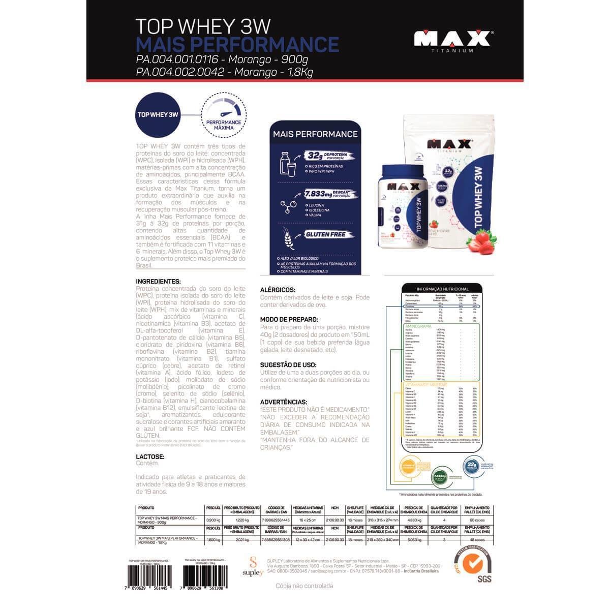 whey 3w max titanium netshoes