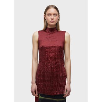 Top wrinkled satin double face OSKLEN