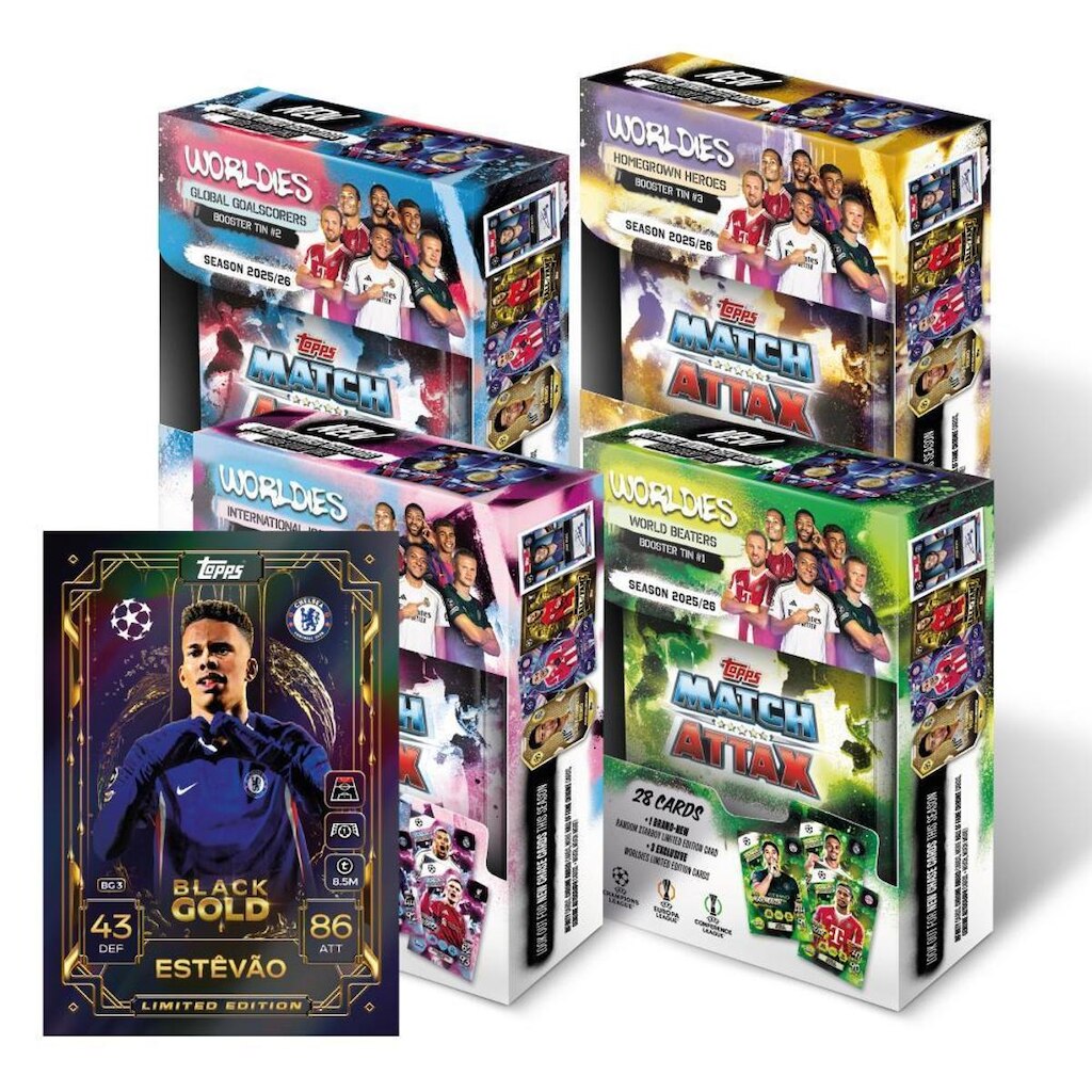 Topps 2025/2026 UEFA Club Competition Match Attax - Mini Lata Bundle
