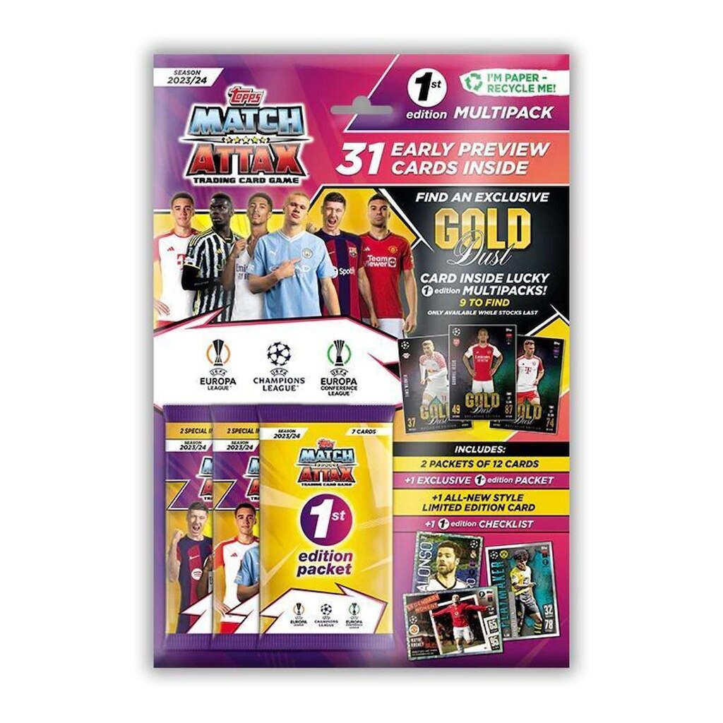 Topps Cards 2023/24 UCL Match Attax 1st Edition - Multipack