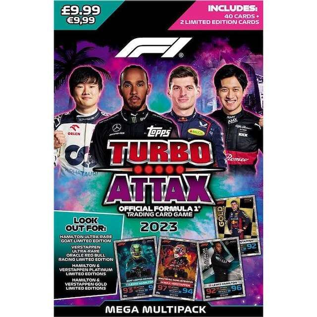 Topps Cards Formula 1 2023 Turbo Attax Mega MultiPack