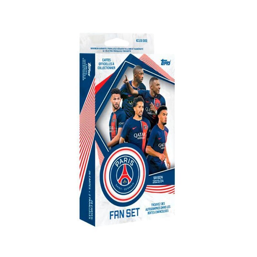 Topps Cards Paris Saint-Germain Fan Set 23/24 - 28 Cards