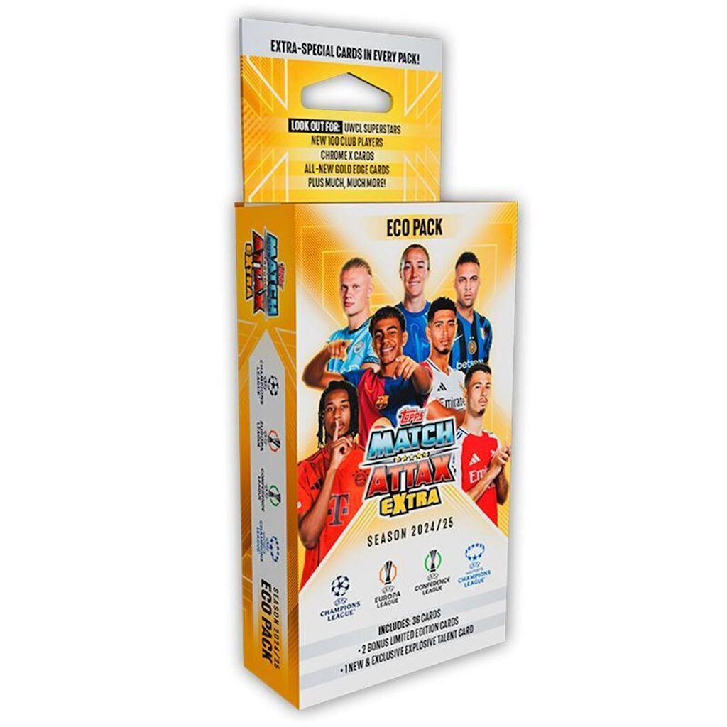 Topps Cards UEFA UCC 2025 Match Attax Extra EcoPack 39 Cards