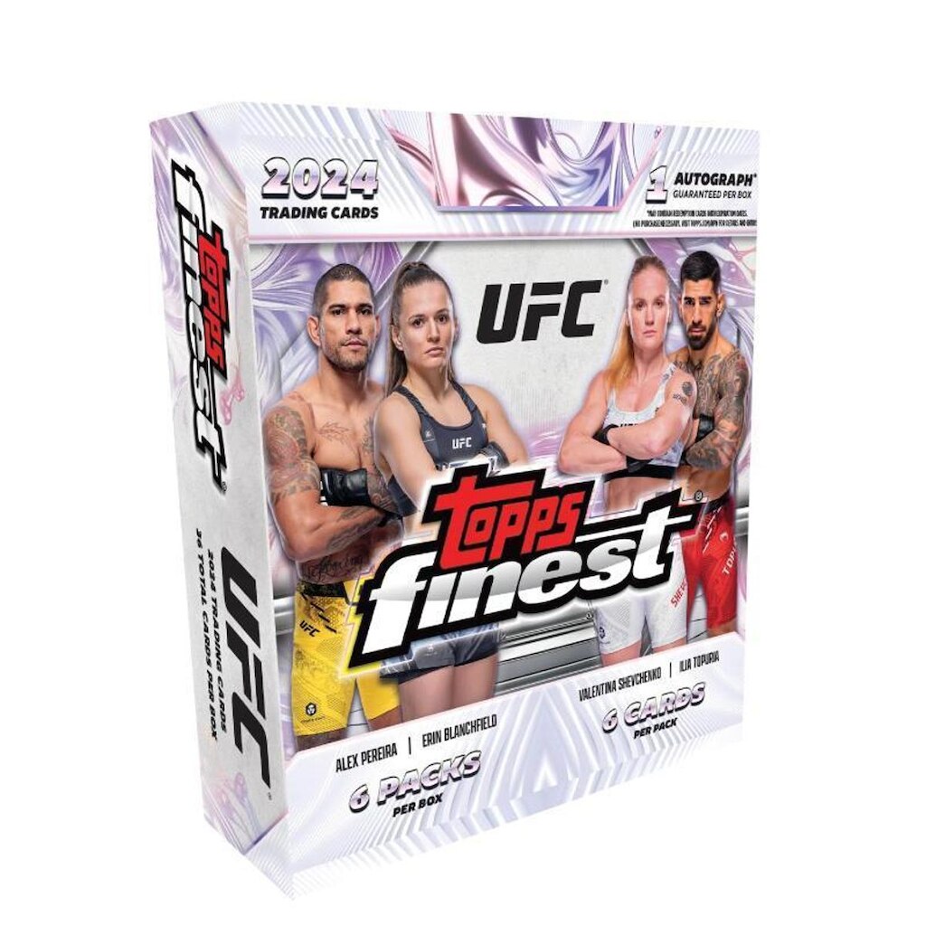 Topps Cards UFC 2024 Finest Mega Box - 36 Cards