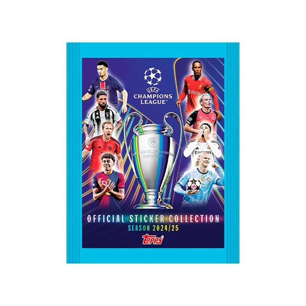 Topps Kit 10 Envelopes Figurinha UEFA Champions League 24/25