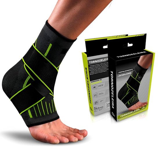 Tornozeleira De Compressão Ortopédica Esportiva Estabilizador Para Tornozelo Futebol Unissex - Verde é ruim? Tornozeleira De Compressão Ortopédica Esportiva Estabilizador Para Tornozelo Futebol Unissex - Verde é boa?