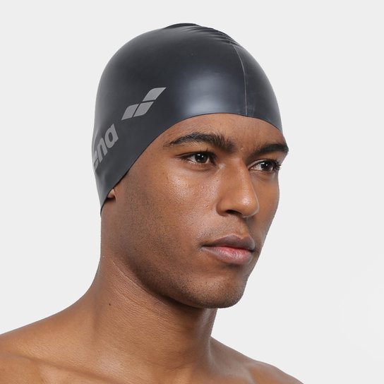 Touca de Natação Arena Classic Silicone - Preto Menor preço em Touca de Natação Arena Classic Silicone - Preto