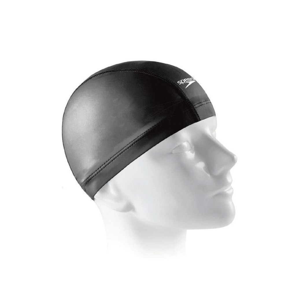 Touca de natação em tecido ultra confortavel - comfort cap - PRETO