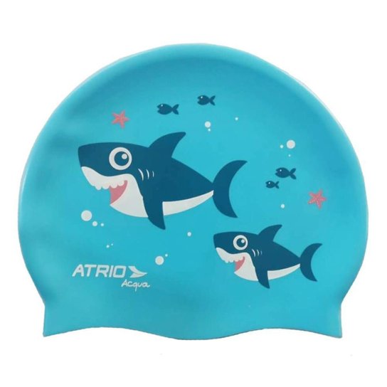 Touca de Natação Infantil Azul Atrio - ES372 - Azul Menor preço em Touca de Natação Infantil Azul Atrio - ES372 - Azul