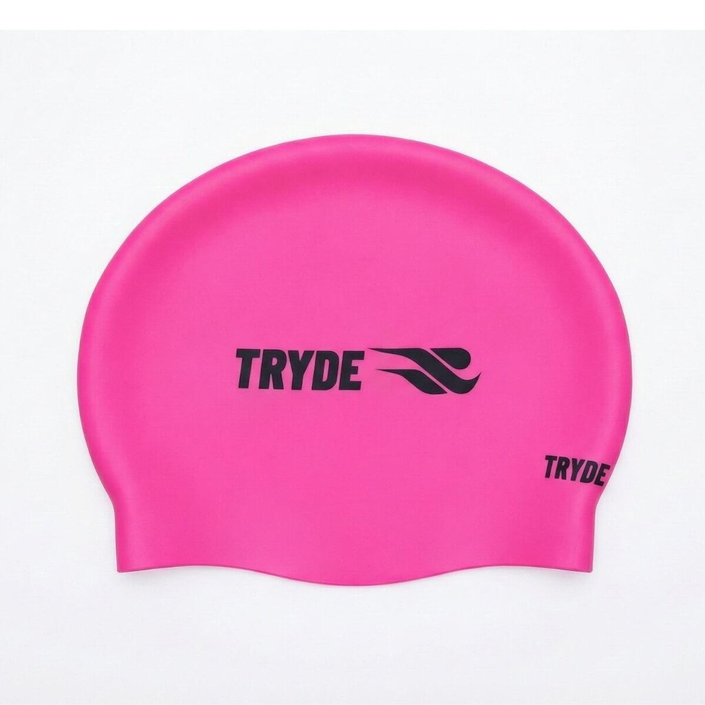 Touca de Natação Rosa Médio em Silicone Sem Emenda Tryde