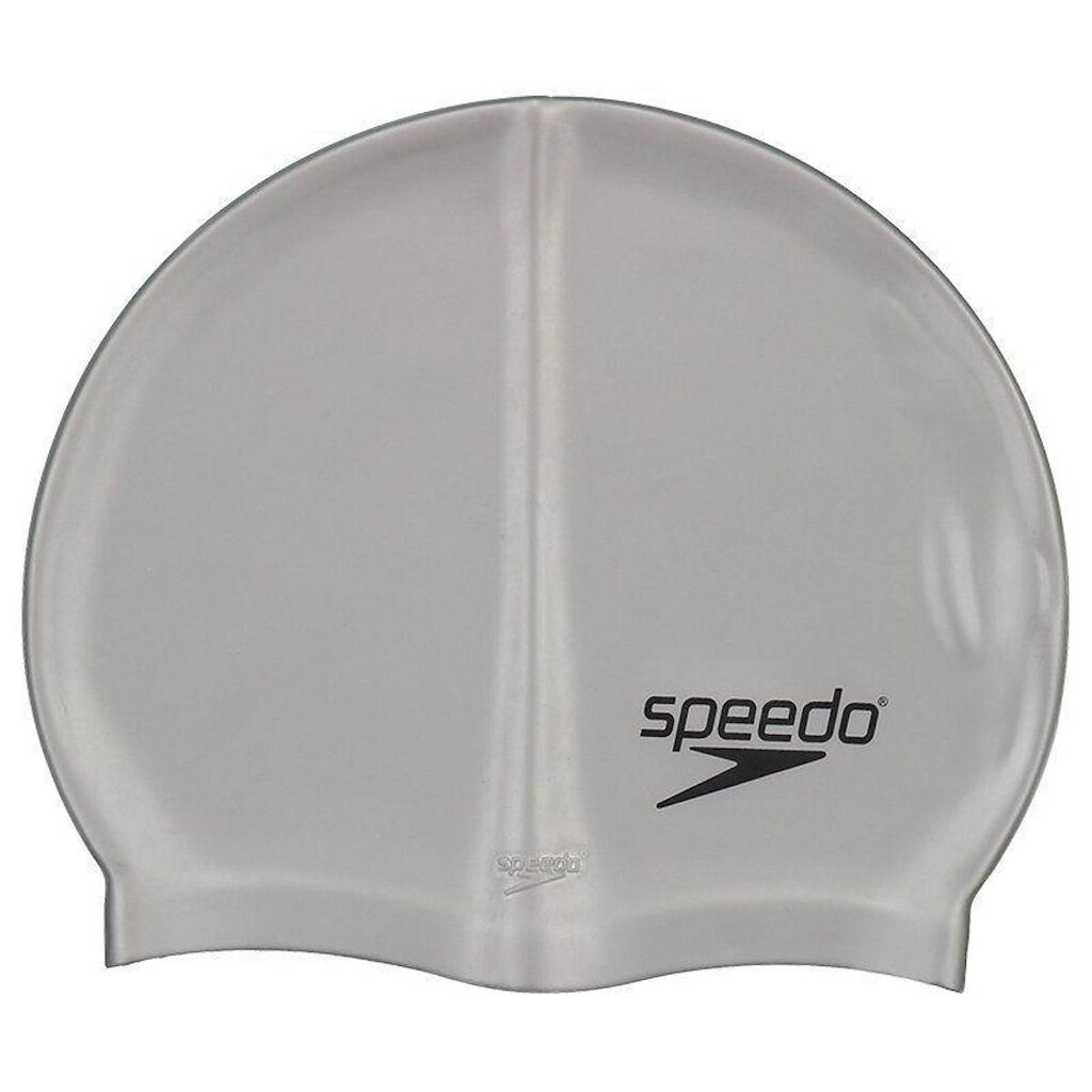 Touca de Natação Speedo Silicone Lisa Cinza