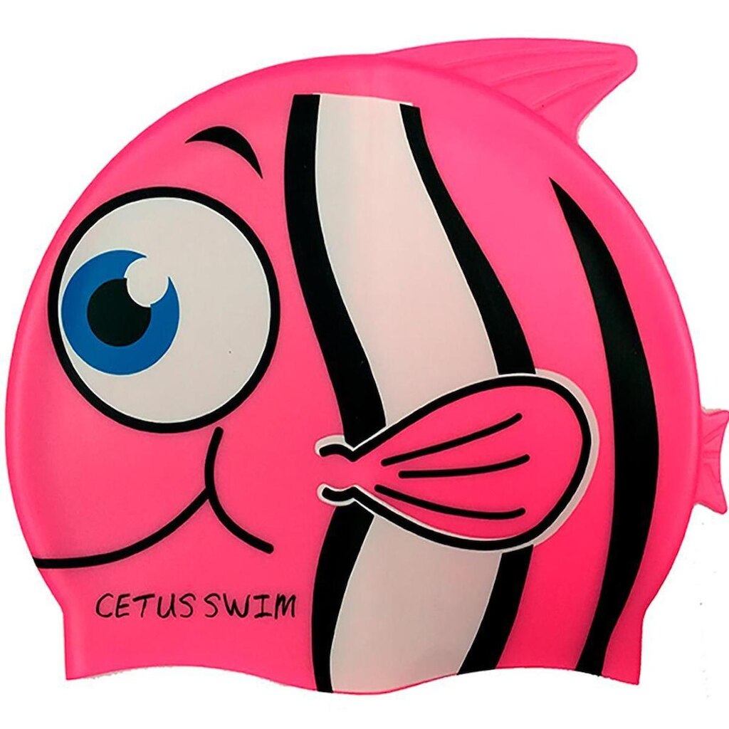 Touca de Silicone para Natação Cetus Peixe