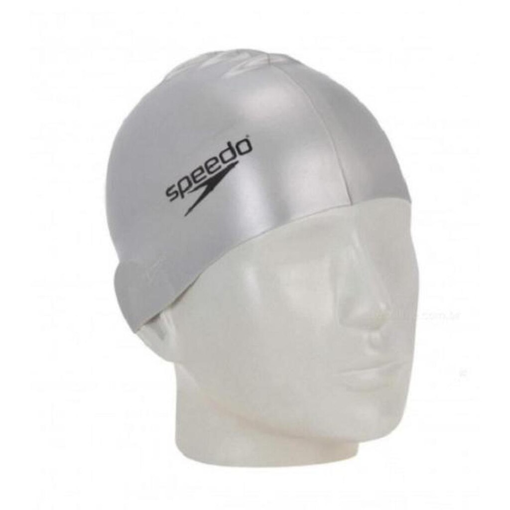Touca Speedo Silicone Lisa - Cinza