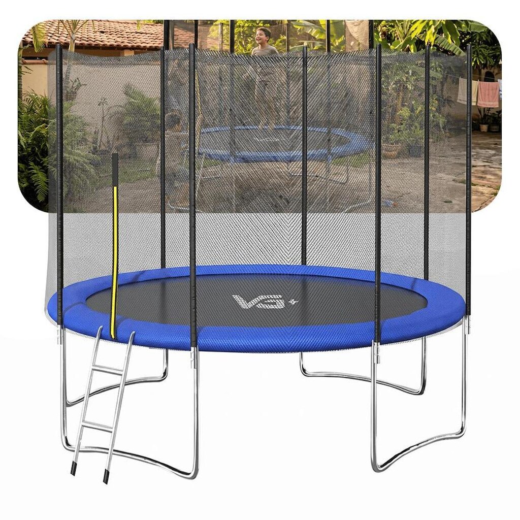 Trampolim Circular Premium Pula Pula Tapete de Salto 244CM VG Plus