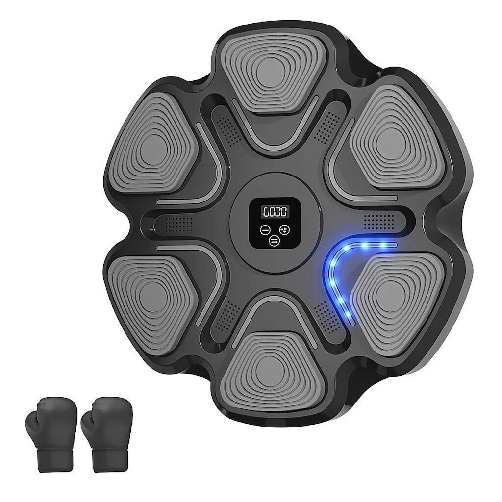 Treino de Boxe Máquina Musical Led Inteligente com Luvas