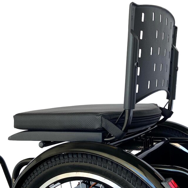 Triciclo 800W Assento com Almofada Freio a Disco Alarme Fox Preto