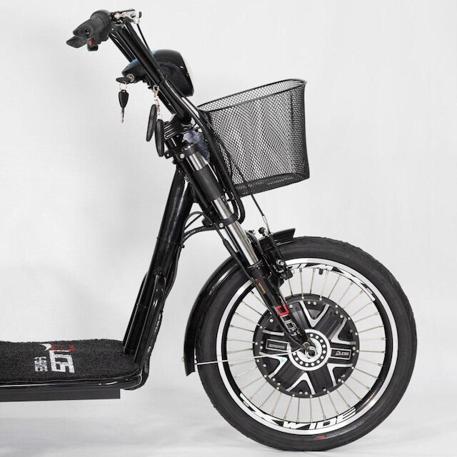Triciclo Duos Elétrico 800W Lítio Ré Farol e Alarme Fox Cestinha