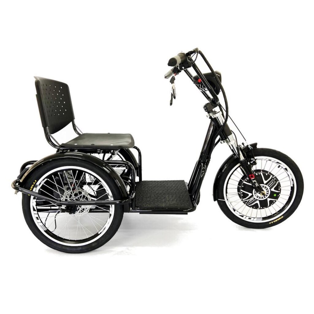Triciclo Duos Elétrico 800W Lítio Ré Farol e Alarme Fox